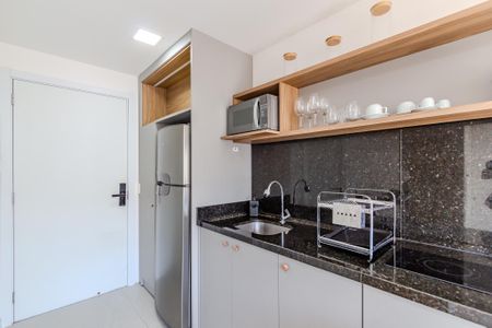 Sala/Cozinha de kitnet/studio para alugar com 1 quarto, 30m² em Auxiliadora, Porto Alegre