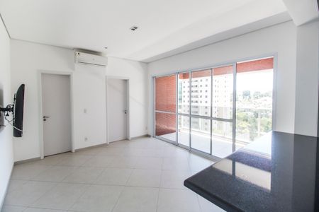 Sala de apartamento à venda com 1 quarto, 55m² em Empresarial 18 do Forte, Barueri