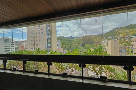 Varanda da Sala de apartamento para alugar com 4 quartos, 330m² em Serra, Belo Horizonte
