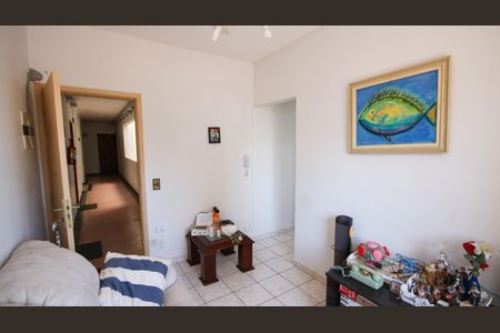 Sala de apartamento para alugar com 1 quarto, 60m² em Boqueirão, Praia Grande