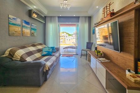 Sala de apartamento para alugar com 2 quartos, 190m² em Jardim Praiano, Guarujá