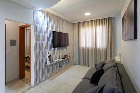 Sala de apartamento à venda com 2 quartos, 105m² em Cabral, Contagem