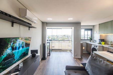 Sala de apartamento à venda com 2 quartos, 57m² em Vila Sao Luiz (valparaizo), Santana de Parnaíba