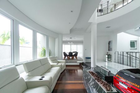 Sala de Lareira de casa de condomínio à venda com 5 quartos, 725m² em Parque Terra Nova Ii, São Bernardo do Campo