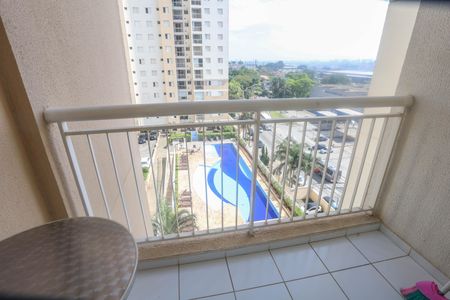 Varanda da sala de apartamento à venda com 2 quartos, 55m² em Piraporinha, Diadema