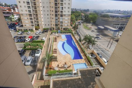 Vista da varanda de apartamento à venda com 2 quartos, 55m² em Piraporinha, Diadema