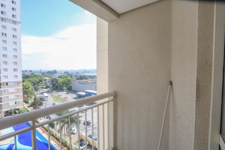 Varanda da sala de apartamento à venda com 2 quartos, 55m² em Piraporinha, Diadema