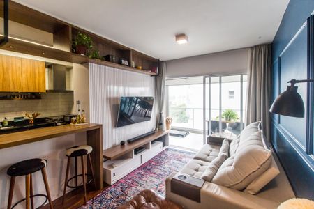 Sala de apartamento à venda com 2 quartos, 80m² em Bethaville I, Barueri
