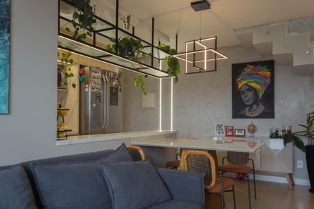 Sala de apartamento à venda com 3 quartos, 128m² em Nova Petrópolis, São Bernardo do Campo