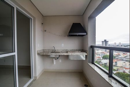 Varanda da Sala de apartamento à venda com 2 quartos, 69m² em Parque das Nações, Santo André