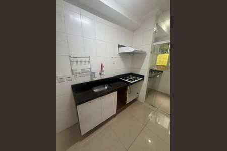 Cozinha de apartamento para alugar com 2 quartos, 55m² em Caiapia, Cotia