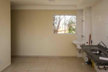 Sala/Cozinha de apartamento para alugar com 2 quartos, 34m² em Vila Regente Feijó, São Paulo