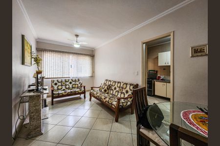 Sala de apartamento para alugar com 1 quarto, 86m² em Marapé, Santos