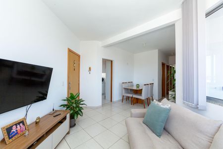 SALA de apartamento à venda com 3 quartos, 75m² em Caiçara-adelaide, Belo Horizonte