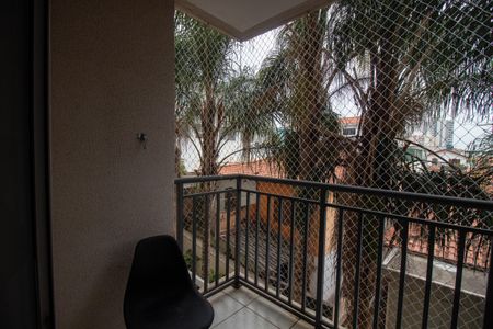 Varanda da Sala de apartamento à venda com 2 quartos, 58m² em Vila Polopoli, São Paulo