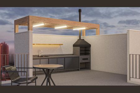 Área comum - Churrasqueira (imagem ilustrativa) de apartamento para alugar com 1 quarto, 24m² em Vila Nair, São Paulo