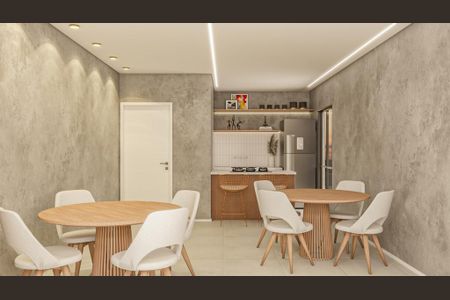 Área comum - Salão de festas (foto ilustrativa) de apartamento para alugar com 1 quarto, 24m² em Vila Nair, São Paulo