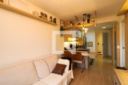 Sala de apartamento para alugar com 1 quarto, 47m² em Azenha, Porto Alegre