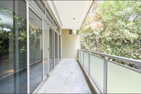 Varanda da Sala de apartamento para alugar com 5 quartos, 410m² em Serra, Belo Horizonte