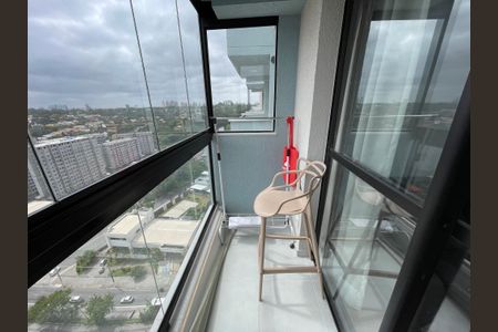 Varanda da Sala de apartamento para alugar com 1 quarto, 30m² em Butantã, São Paulo
