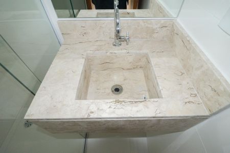 Banheiro Social de apartamento à venda com 1 quarto, 26m² em Tucuruvi, São Paulo