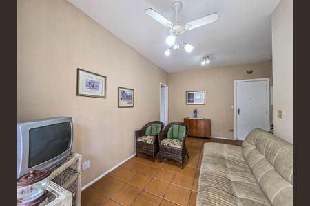 Sala de apartamento para alugar com 2 quartos, 85m² em Embaré, Santos