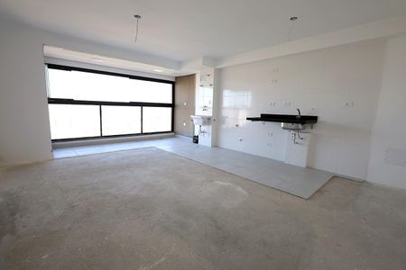 Sala / Cozinha / Área de serviço de apartamento para alugar com 2 quartos, 67m² em Vila Assunção, Santo André