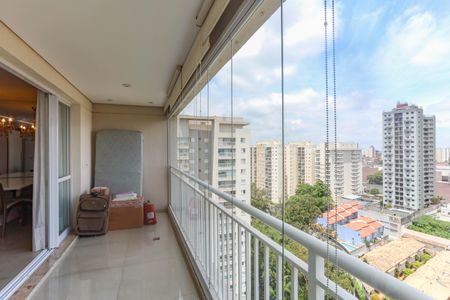 Varanda da sala de apartamento à venda com 3 quartos, 113m² em Centro, Diadema