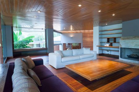 sala de casa de condomínio à venda com 3 quartos, 553m² em Estância Serrana, Nova Lima