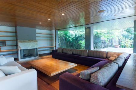 sala de casa de condomínio à venda com 3 quartos, 553m² em Estância Serrana, Nova Lima