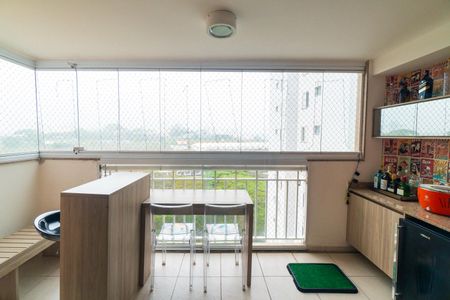 Sacada da Sala de apartamento à venda com 3 quartos, 89m² em Vila Campestre, São Paulo