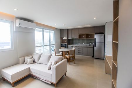 Sala de apartamento para alugar com 1 quarto, 65m² em Vila Nilva, Barueri