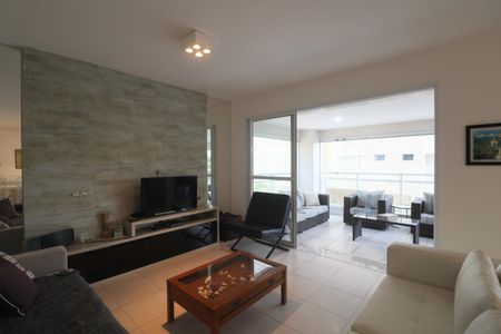 Sala de apartamento para alugar com 4 quartos, 158m² em Parque Enseada, Guarujá