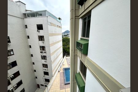 Varanda da sala - vista de apartamento para alugar com 3 quartos, 115m² em Leblon, Rio de Janeiro