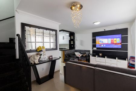 Sala e Cozinha de casa de condomínio à venda com 3 quartos, 140m² em Vila Guilhermina, São Paulo