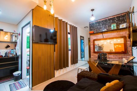 Sala de apartamento à venda com 2 quartos, 46m² em Vila Príncipe de Gales, Santo André