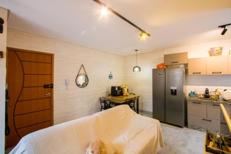 Sala de apartamento para alugar com 3 quartos, 70m² em Jardim Paraiso, Santo André