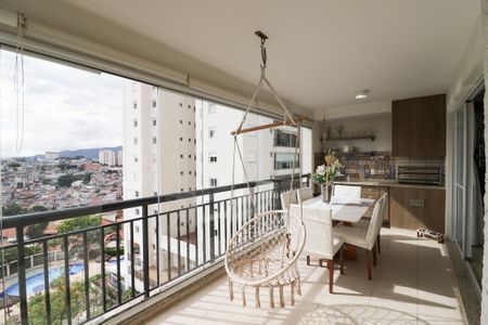 Varanda Gourmet de apartamento à venda com 3 quartos, 121m² em Lauzane Paulista, São Paulo