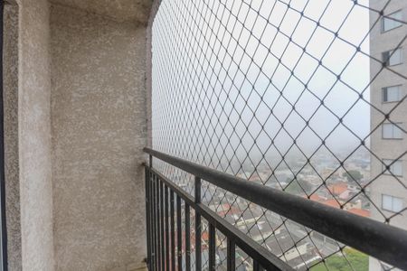 Varanda da sala de apartamento para alugar com 3 quartos, 59m² em Centro, Diadema