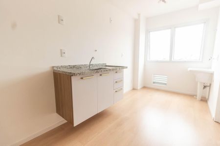 Cozinha de apartamento para alugar com 1 quarto, 28m² em Jardim São Paulo, São Paulo