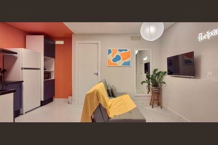 Sala de apartamento para alugar com 1 quarto, 40m² em Morro das Pedras, Florianópolis