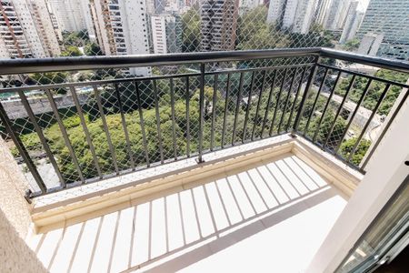 Varanda da Sala de apartamento para alugar com 2 quartos, 56m² em Vila Andrade, São Paulo