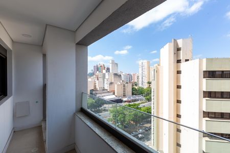 Varanda de kitnet/studio para alugar com 1 quarto, 43m² em Centro, Campinas