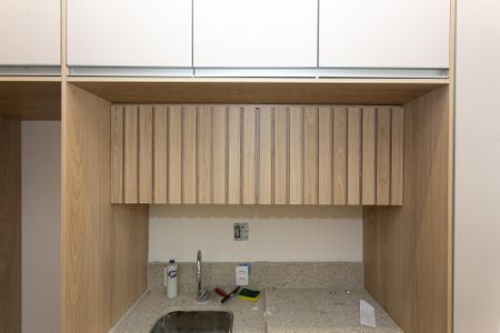 Cozinha de kitnet/studio para alugar com 1 quarto, 24m² em Tatuapé, São Paulo