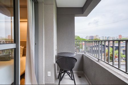 Varanda de apartamento para alugar com 1 quarto, 23m² em Indianópolis, São Paulo