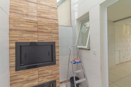 Área de Serviço e Churrasqueira de casa de condomínio à venda com 3 quartos, 66m² em Niterói, Canoas