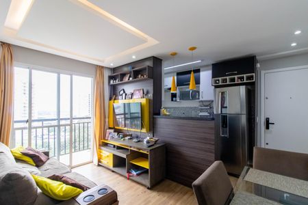 Sala de apartamento para alugar com 2 quartos, 55m² em Vila Augusta, Guarulhos