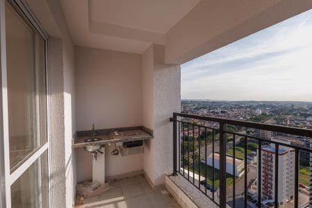 Varanda da Sala de apartamento para alugar com 2 quartos, 69m² em Esplanada Independência, Taubaté