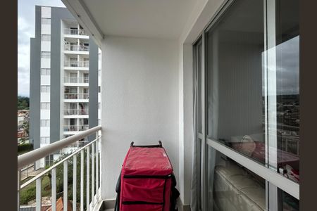 Varanda da Sala de apartamento à venda com 2 quartos, 62m² em Jardim Mariliza, São Paulo