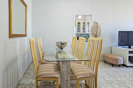 Sala de apartamento para alugar com 1 quarto, 71m² em Jardim Virginia, Guarujá